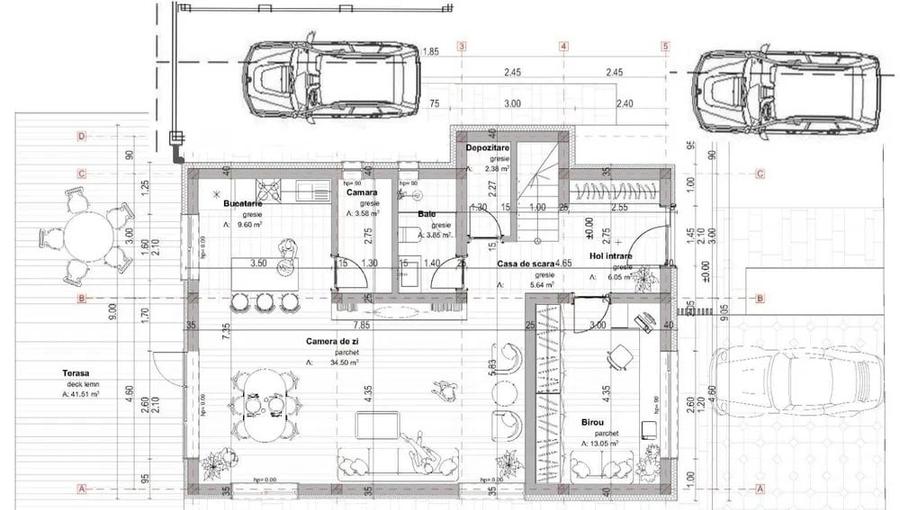 Casa individuala 5 camere in Popesti , 120 mp utili, teren 500 mp - 1