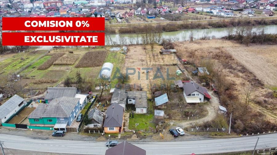 Exclusivitate! Teren intravilan + constructie casa, Beclean - 1