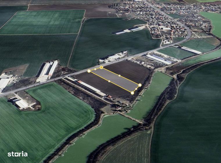 De vanzare | Teren 7500 mp | Deschidere 29 mp | Afumati | Sindrilita - 1