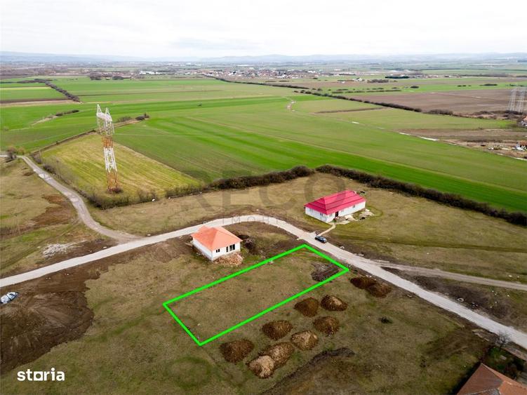 RECO Teren intravilan pentru loc de casa 810 mp cu utilitati- Fughiu - 2