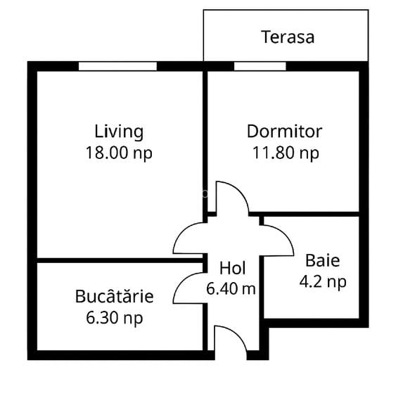 Camere Central – Parter, 58 mp, Cimitirul Armenesc