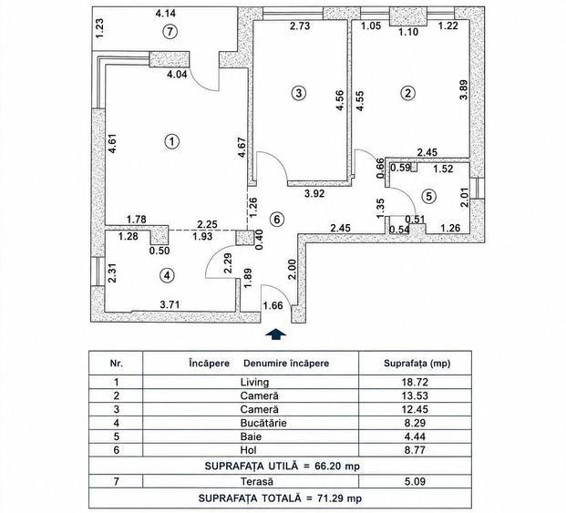 Apartament 3 + garaj: Pre. Ghencea (vis-a-vis de Serele Militari) - 2