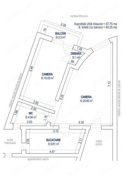 Chirie in centru bloc nou apartament nou - zona Judecatorie-Satu Mare - 10