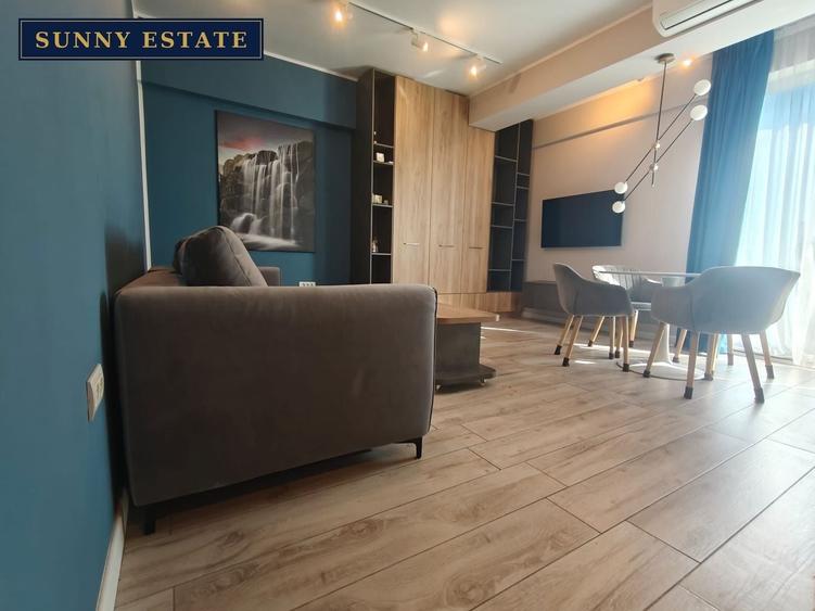 Apartament cu 2 camere decomandat, mobilat în Delfinariu