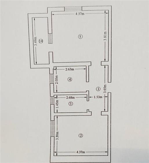 Zona Pacurari - Apartament 2 camere cu parcare - 2