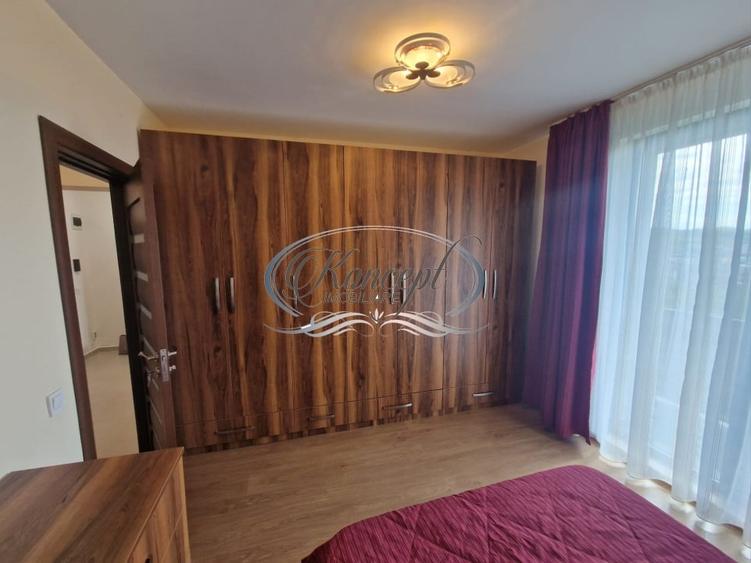 Apartament cu 2 camere decomandat, mobilat în Borhanci