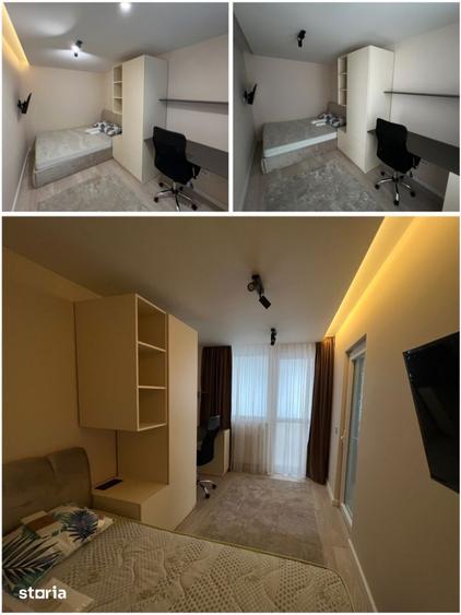 Apartament cu 3 camere semidecomandat în Micro 17