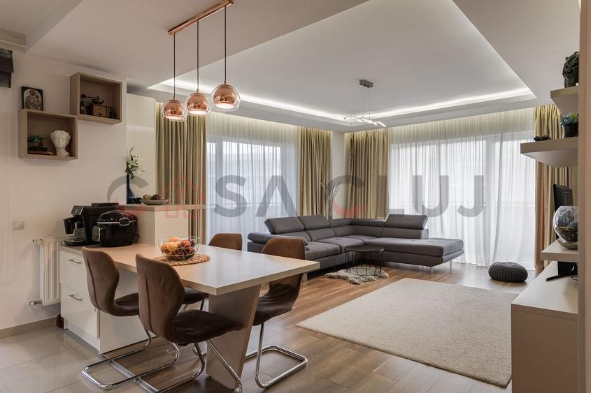 Apartament cu 3 camere semidecomandat, mobilat în Bună Ziua