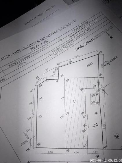 Teren Construcții intravilan de 257 mp, în Banu Manta
