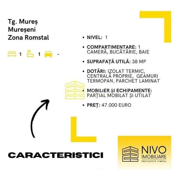 Apartament 1 camera -Tg. Mure? - Mure?eni - Zona Romstal - 6