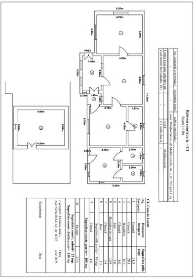 Casa cu gradina si pomi fructiferi - teren 2401 mp - loc. Moldovenesti - 1