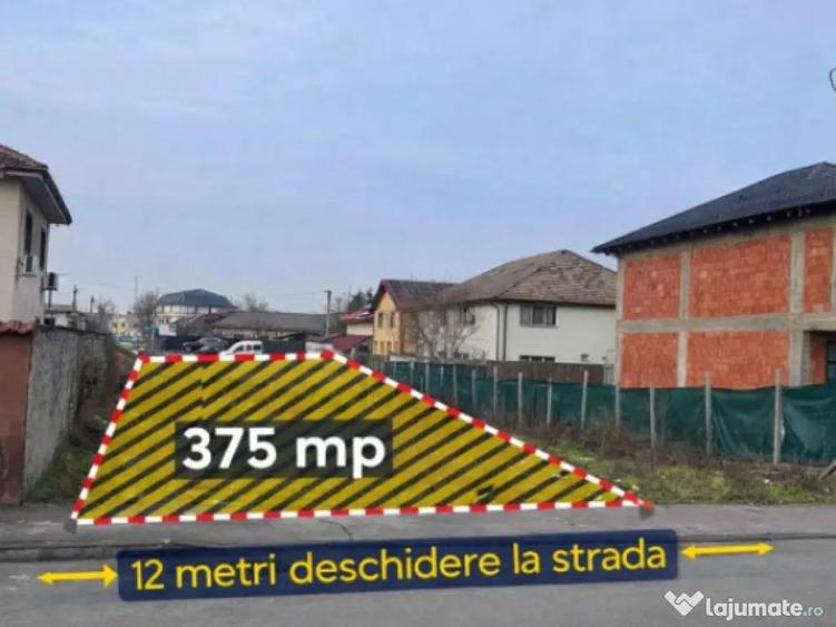 Teren intravilan, 375 mp, toate utilitatile, zona stadion Io - 3