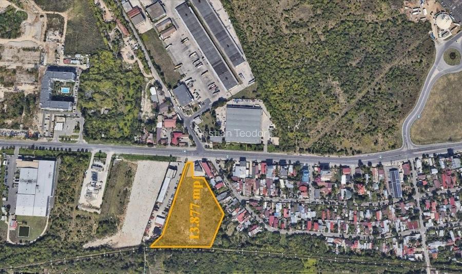Teren de 13.877 mp de închiriat – Șoseaua Chitila, București