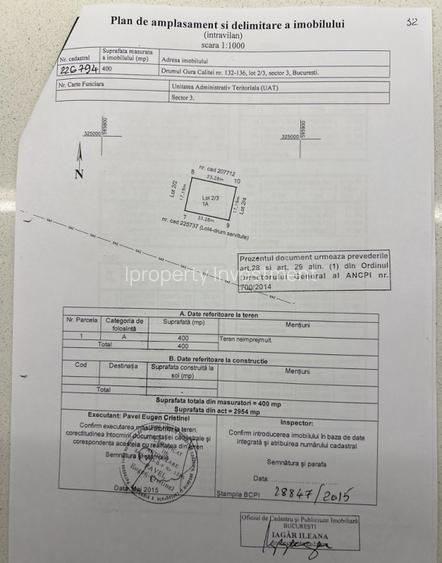 Teren Intravilan | Pallady | L1C UTR | deschidere 23 m | 400mp Teren Intravilan | Pallady | L1C UTR | deschidere 23 m | 400mp