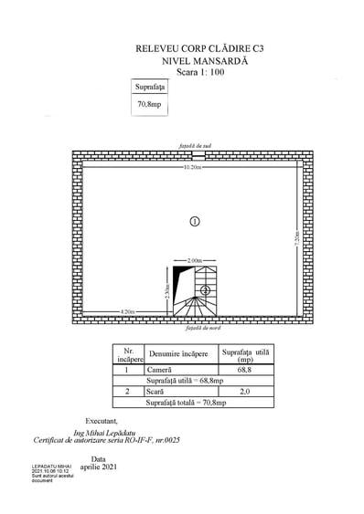 Duplex cu pereti separati langa padure si acces facil spre DN - 20