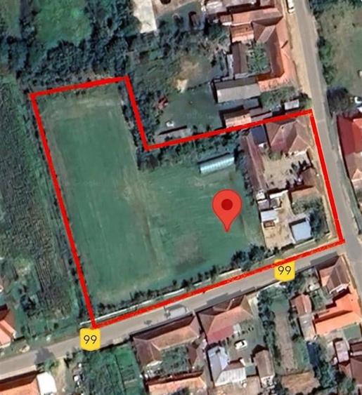 COMUNA CHESA | 2 CASE | TEREN 5.526 MP | DUBLU FRONT | BIHOR - 1