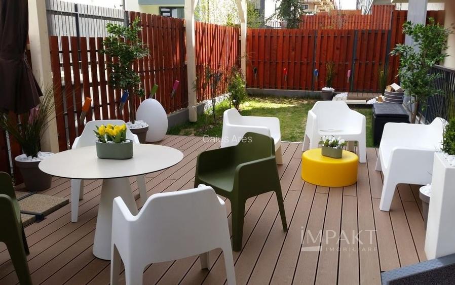 Apartament cu 3 camere si gradina generoasa in Buna Ziua