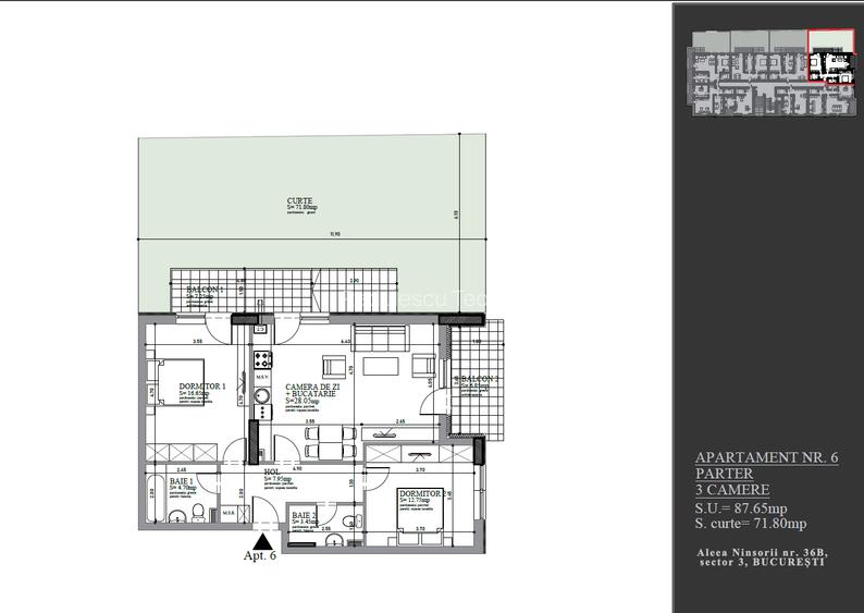 Apartamente 3 camere, Trapezului, P+2, Bloc NOU 2026!