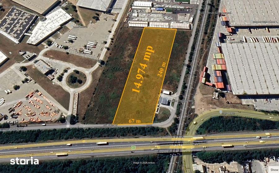 Teren industrial premium A1 Bucure?tiPite?ti - 1,5 ha - 5