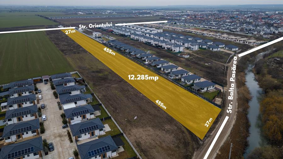 Teren Construcții intravilan de 12200 mp, în Tunari