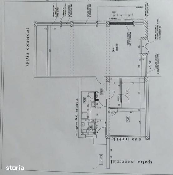 Spațiu comercial, de 100 mp, în Bujac