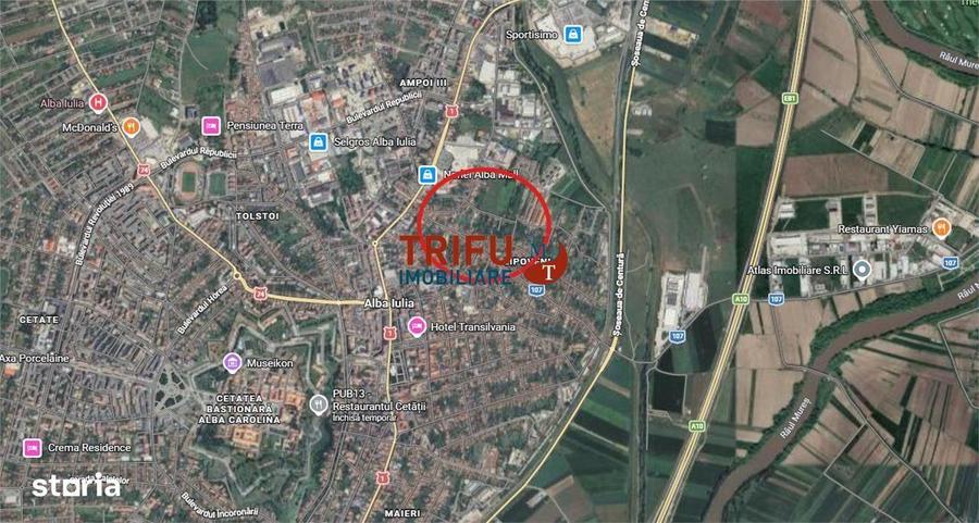 Teren construibil 1098 mp cu utilitati de vanzare zona Centru - 2