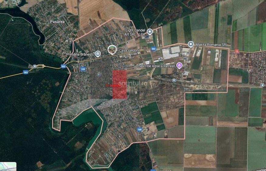 Ilfov Teren intravilan de 802 mp langa padure