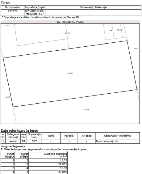 Teren Intravilan - Toate Utilitatile - P+2+M - CU disponibil - 3