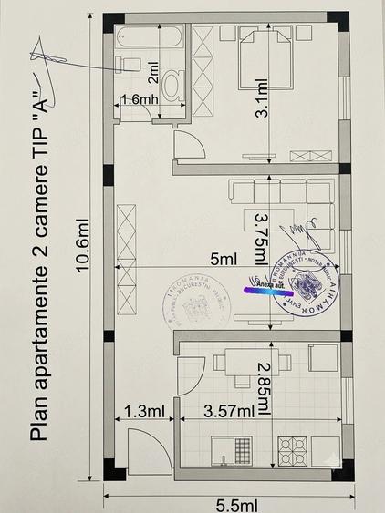 Apartament cu 2 camere decomandat în Prelungirea Ghencea
