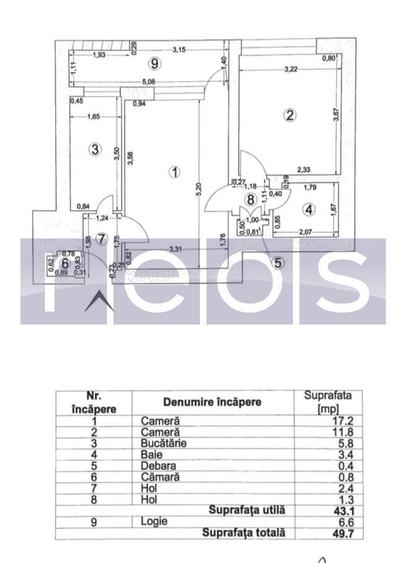 VANZARE 2 CAMERE SEMIDECOMANDAT -TIMPURI NOI - 13