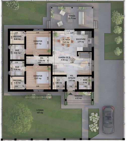 Casa individuala parter 103mp utili Dragomiresti-Vale - 2
