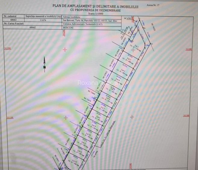 Spre vanzare teren intravilan Berceni, Ilfov
