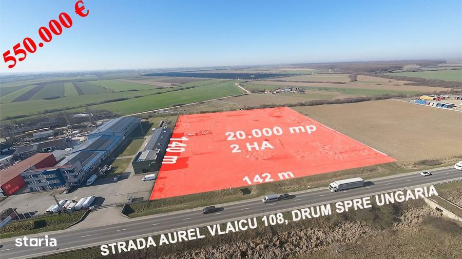 Teren de 20000 mp, în Aurel Vlaicu