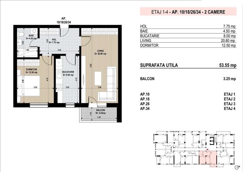 RATE DEZVOLTATOR-Splaiul Unirii- Garsoniere, 2 si 3 Camere - August 2026 - 4