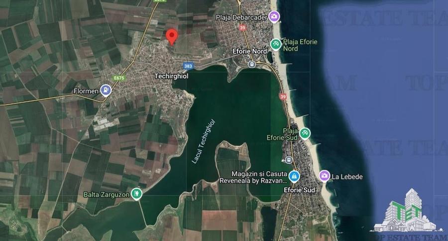 Teren extravilan de vanzare 5000 mp Techirghiol - Agigea cu potential de intrare - 1