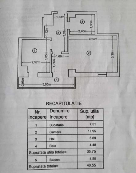 Apartament cu 1 camera decomandat-Tudor Vladimirescu - 7