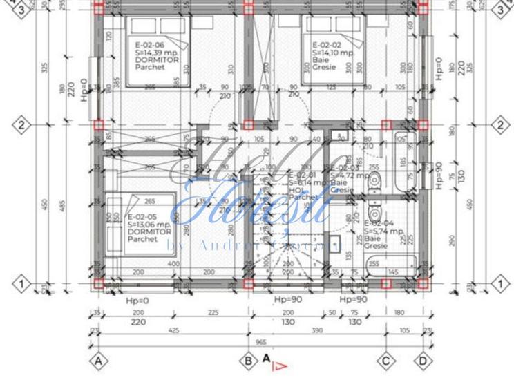 Casa tip duplex, 4 camere Semifinisat + 2 Parcari, 120mp |Dezmir| Cluj - 1