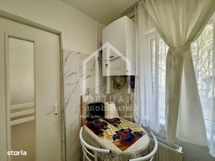 Garsoniera mobilata, 28mp utili, parter inalt, zona Ipas - 3