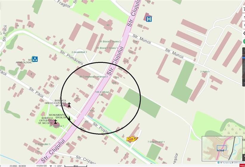 Vanzare teren cu suprafata 3181 mp in Iclod - 1