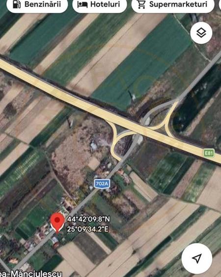 Teren 5216 mp la 2 pasi de autostrada A1 - 1