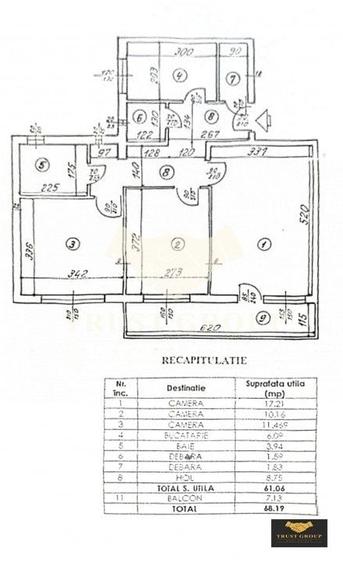 Apartament 3 camere Kiseleff