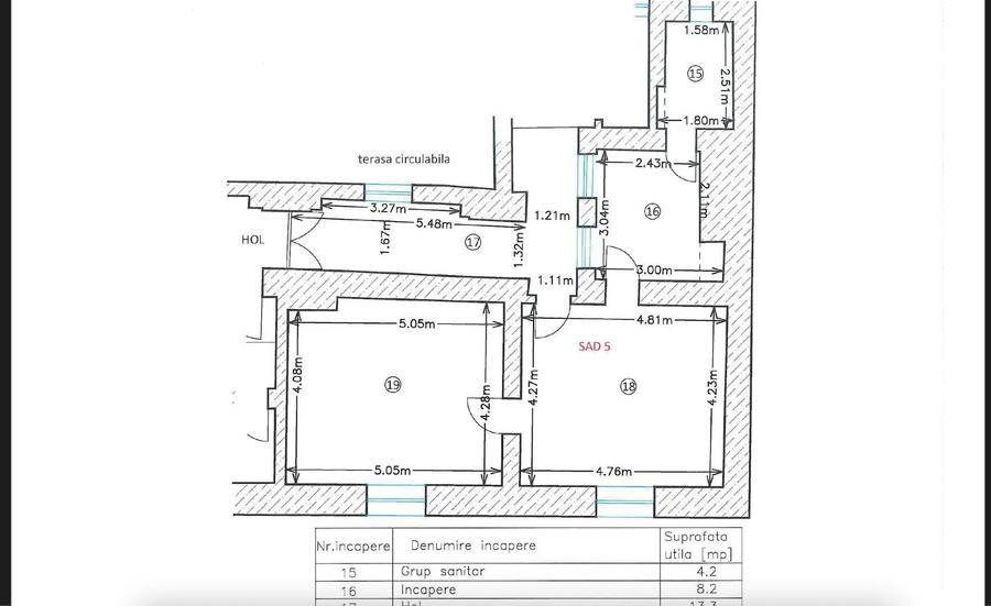 Spatii de birouri Ultracentral suprafață  de 67.6  mp - 2