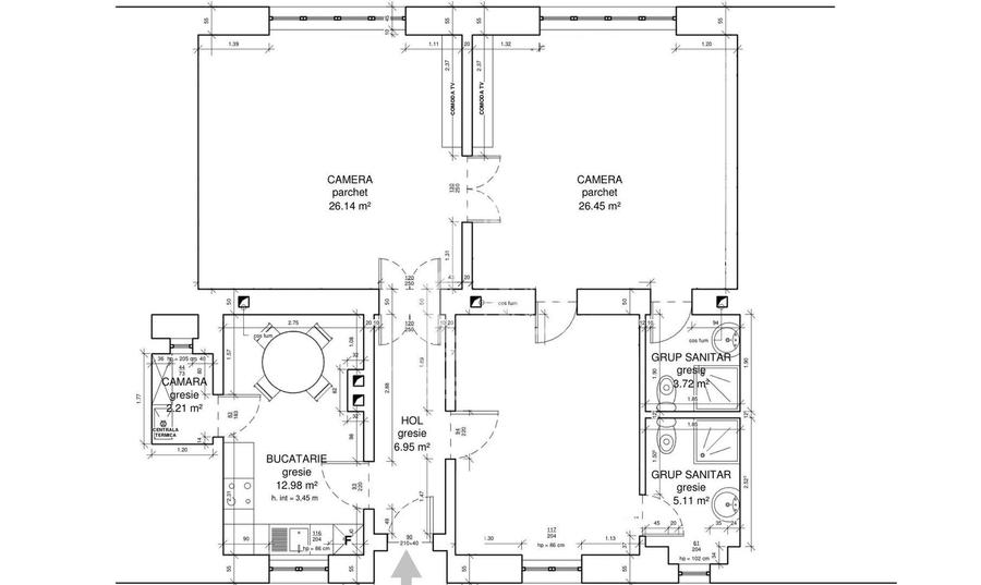 Apartament de inchiriat pentru birouri, 102 mp, Piata Maria Timisoara - 10
