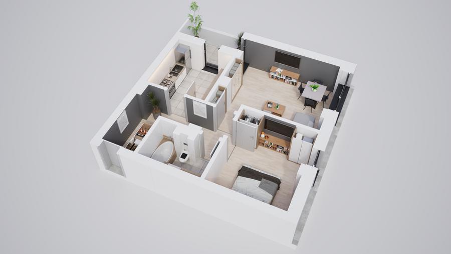 Apartament 2 camere intr-un complex cu parc privat - Respira aer curat acasa - 13