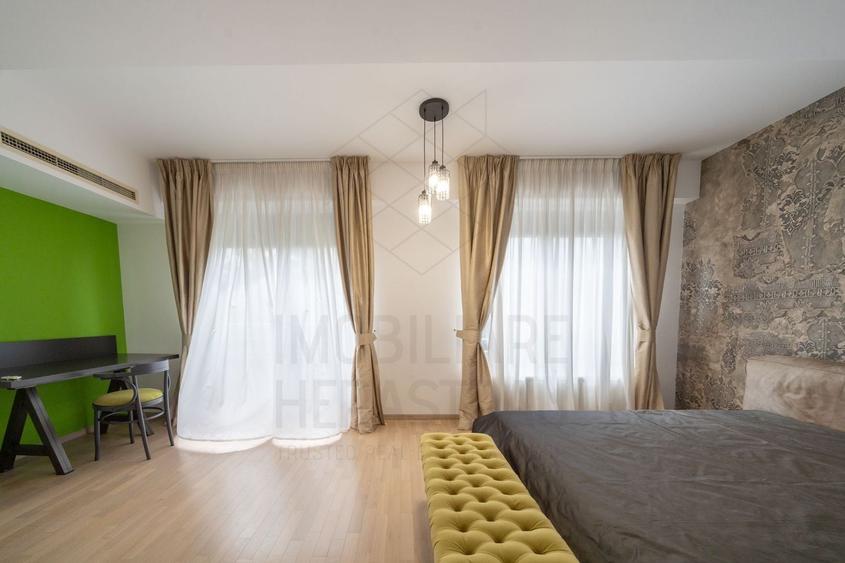 Apartament cu 6 camere decomandat, mobilat în Herăstrău