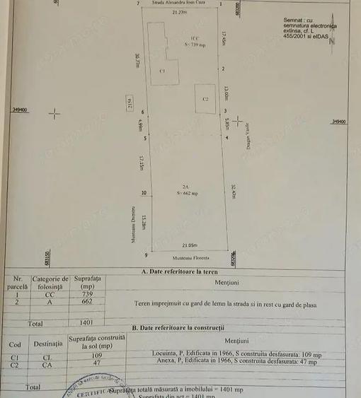 Casa (2 corpuri) si curte de 1401 mp teren la soseaua principala, Amara! - 3