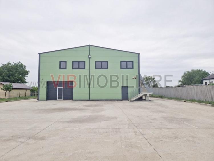 Depozit -hala de 1262m2 la intrarea in Crevedia teren 5.000mp - 1