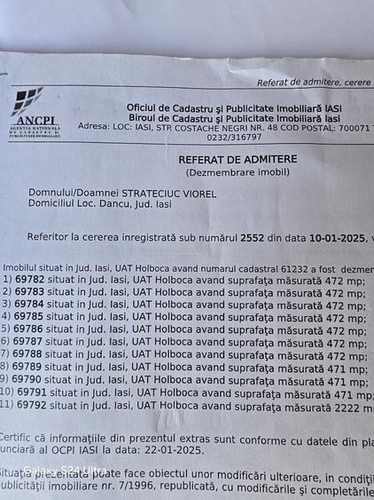 Parcele teren intravilan - Dancu - 8