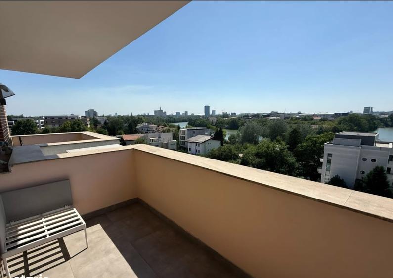 Baneasa : Apartament cu 3 camere tip penthouse, cu vedere panoramica spre lac ! - 2