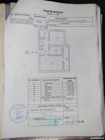 Apartament 2 camere , zona Cire?ica , Confort 0 - 1
